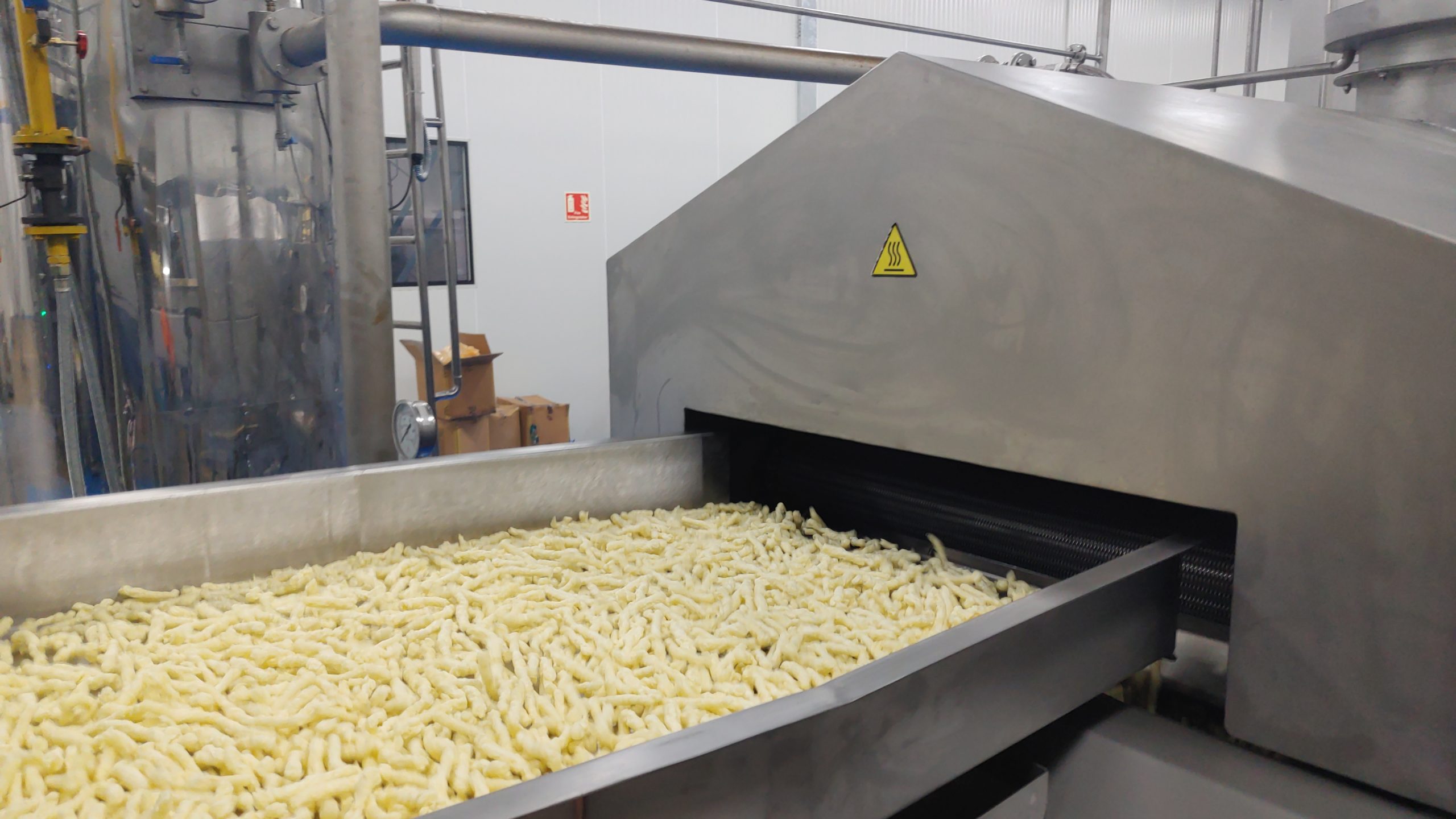 Extruded Snack: Kurkure / Cheetos / Nik Naks Frying Line