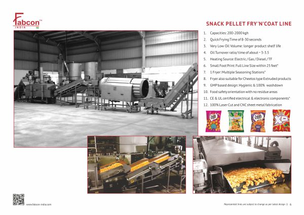 Pellets Frying Line